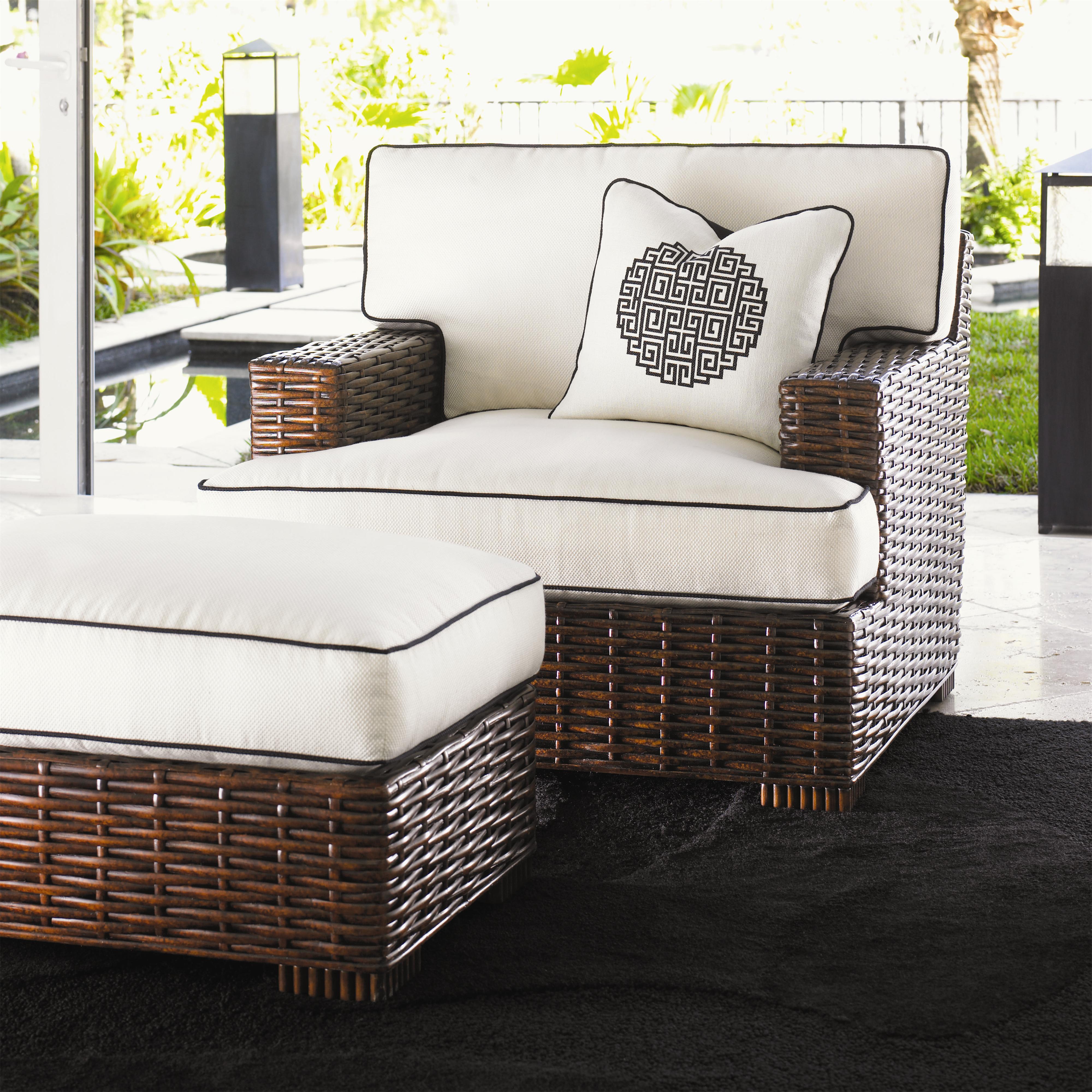 Tommy Bahama Home Ocean Club 179211 Woven Split Rattan Salina Chair